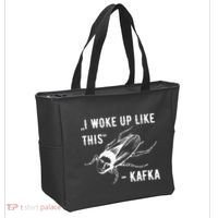 Franz Kafka I Woke Up Like This Vermin Transformation Tote Bag thumb 2