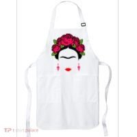 Frida Kahlo Mexico Artist Lover Flower Skull Apron thumb 0