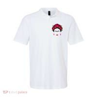 Frida Kahlo Mexico Artist Lover Flower Skull Polo thumb 0