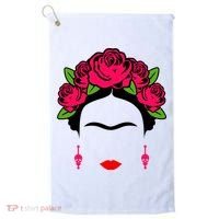 Frida Kahlo Mexico Artist Lover Flower Skull Golf Towel thumb 0