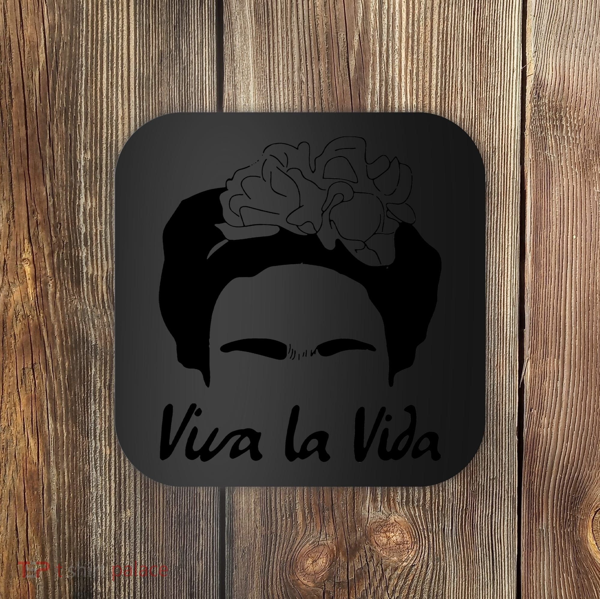 Frida Kahlo Mexico Artist Lover Viva La Vida Coaster