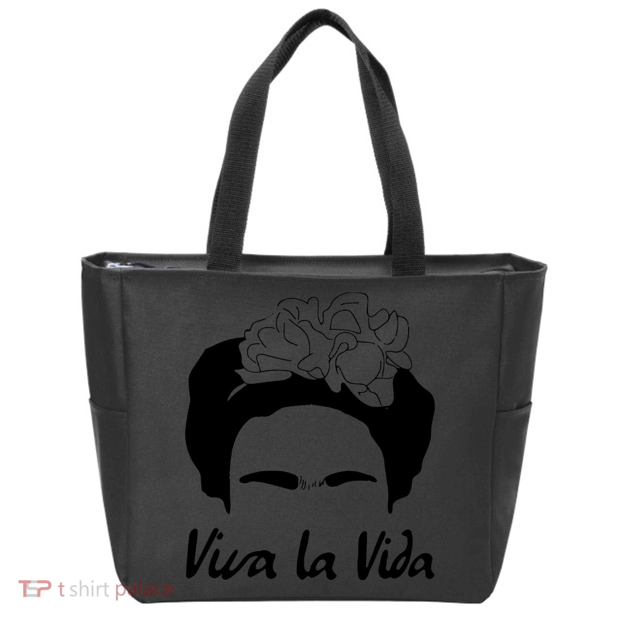 Frida Kahlo Mexico Artist Lover Viva La Vida Tote Bag