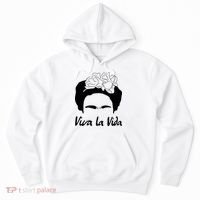 Frida Kahlo Mexico Artist Lover Viva La Vida Hoodie thumb 0