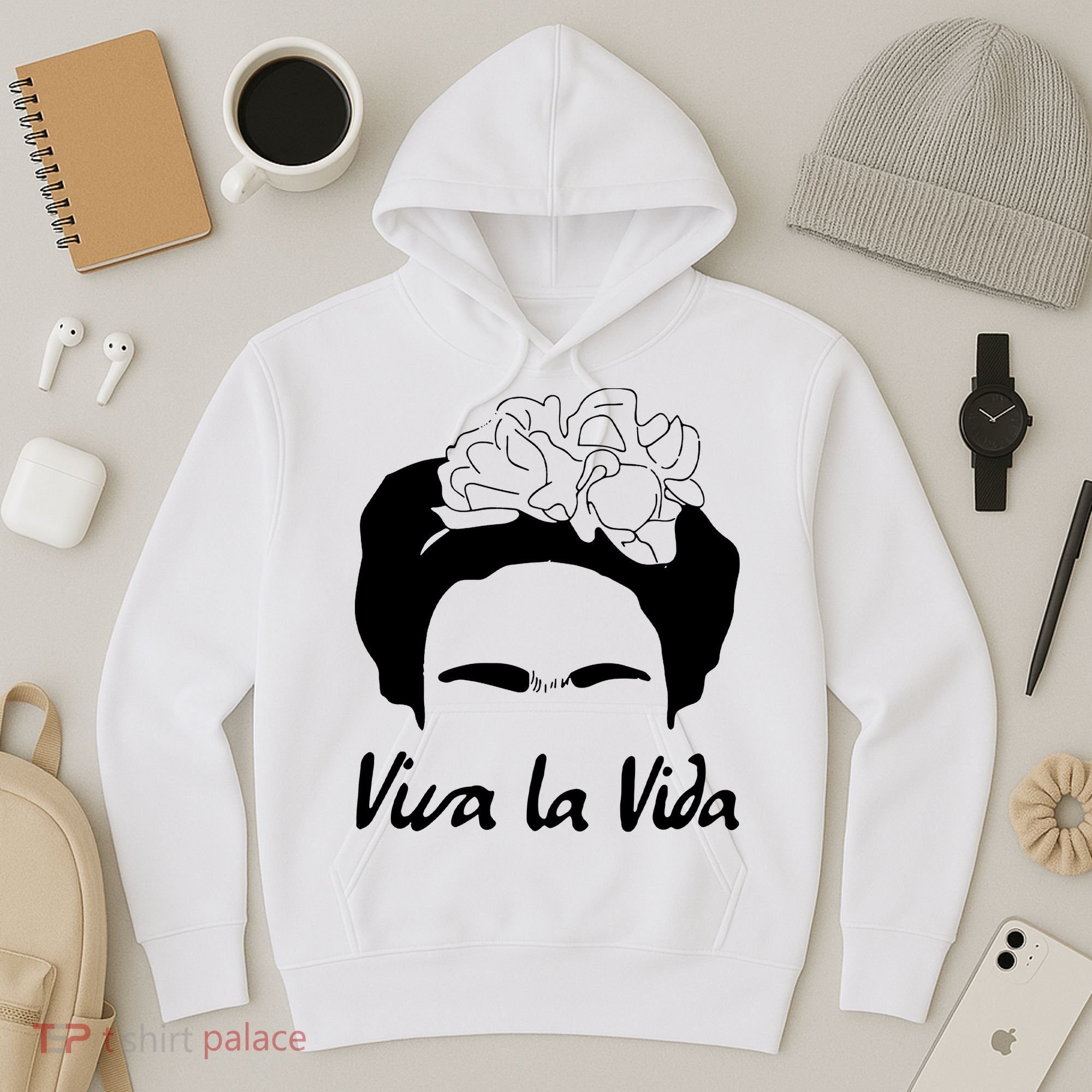 Frida Kahlo Mexico Artist Lover Viva La Vida Hoodie