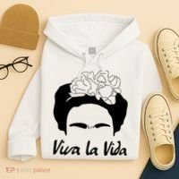 Frida Kahlo Mexico Artist Lover Viva La Vida Hoodie thumb 4