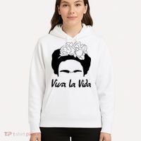 Frida Kahlo Mexico Artist Lover Viva La Vida Hoodie thumb 5
