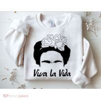 Frida Kahlo Mexico Artist Lover Viva La Vida Sweatshirt thumb 2