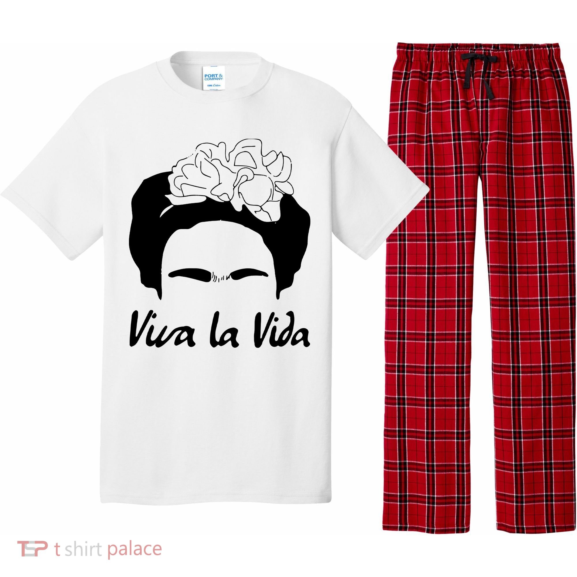 Frida Kahlo Mexico Artist Lover Viva La Vida Pajama Set