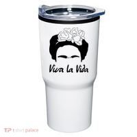 Frida Kahlo Mexico Artist Lover Viva La Vida Tumbler thumb 0