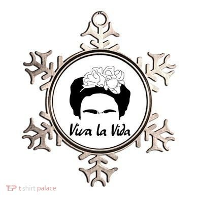 Frida Kahlo Mexico Artist Lover Viva La Vida Ornament