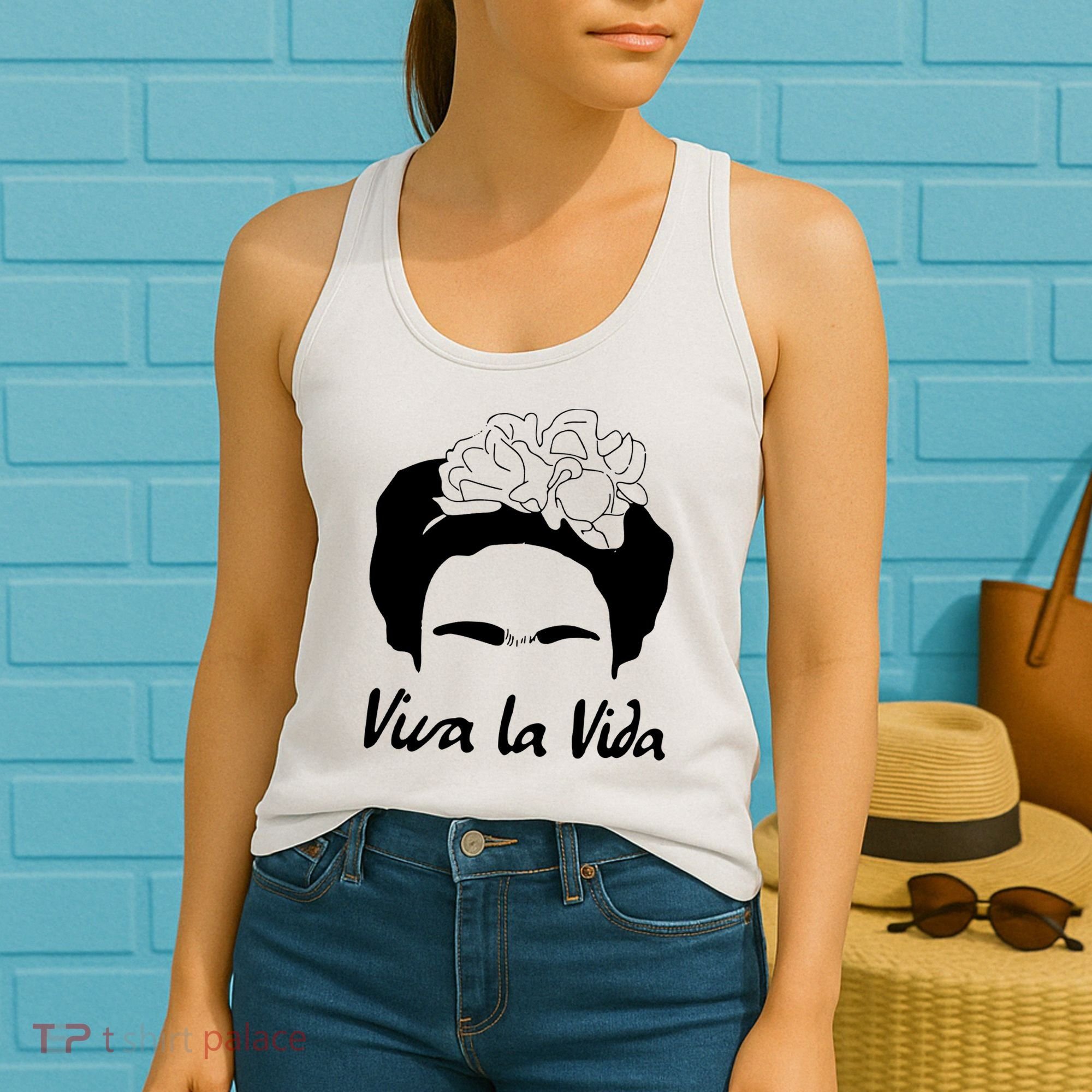 Frida Kahlo Mexico Artist Lover Viva La Vida Women's Tank Top