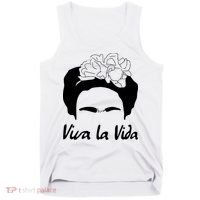 Frida Kahlo Mexico Artist Lover Viva La Vida Tank Top thumb 0