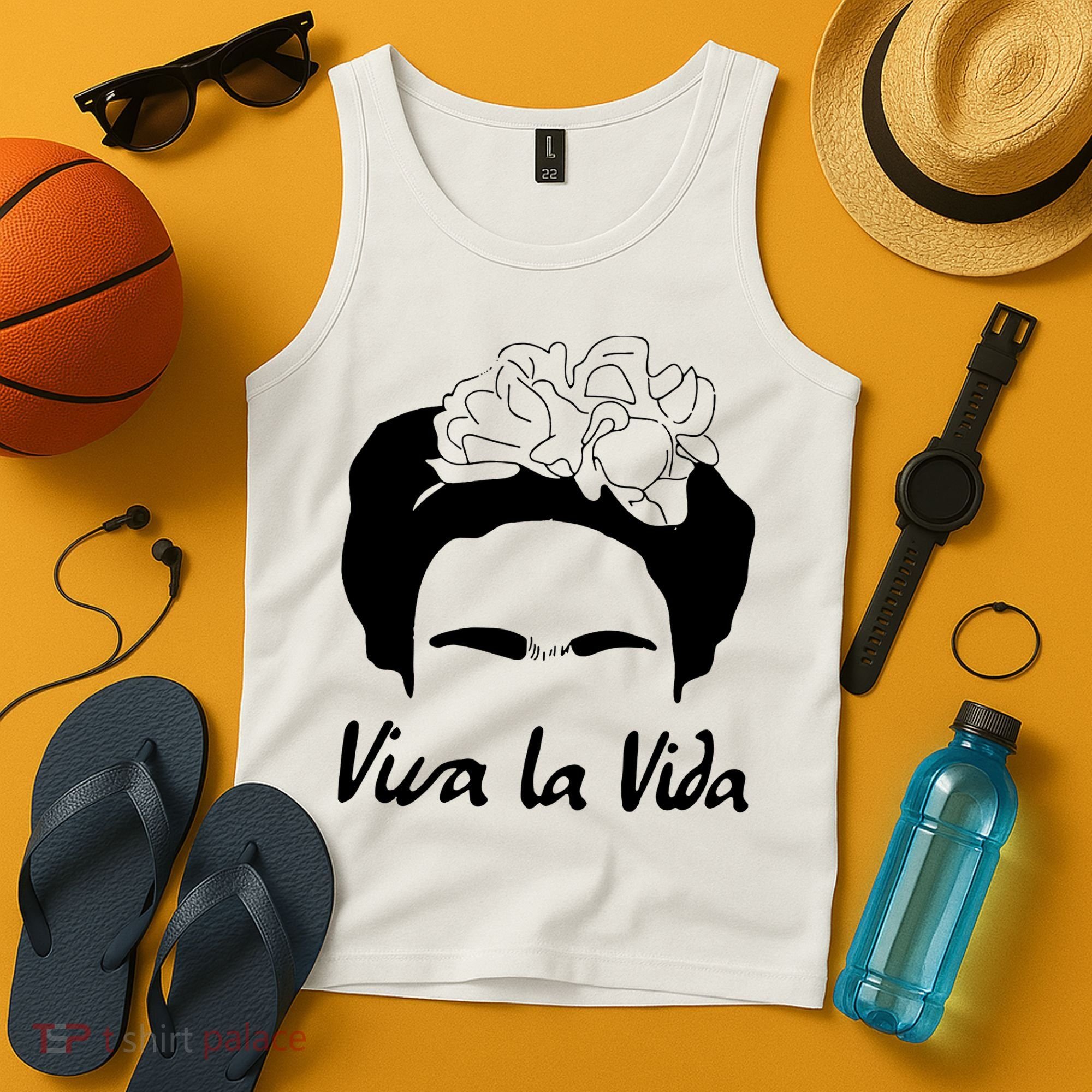 Frida Kahlo Mexico Artist Lover Viva La Vida Tank Top