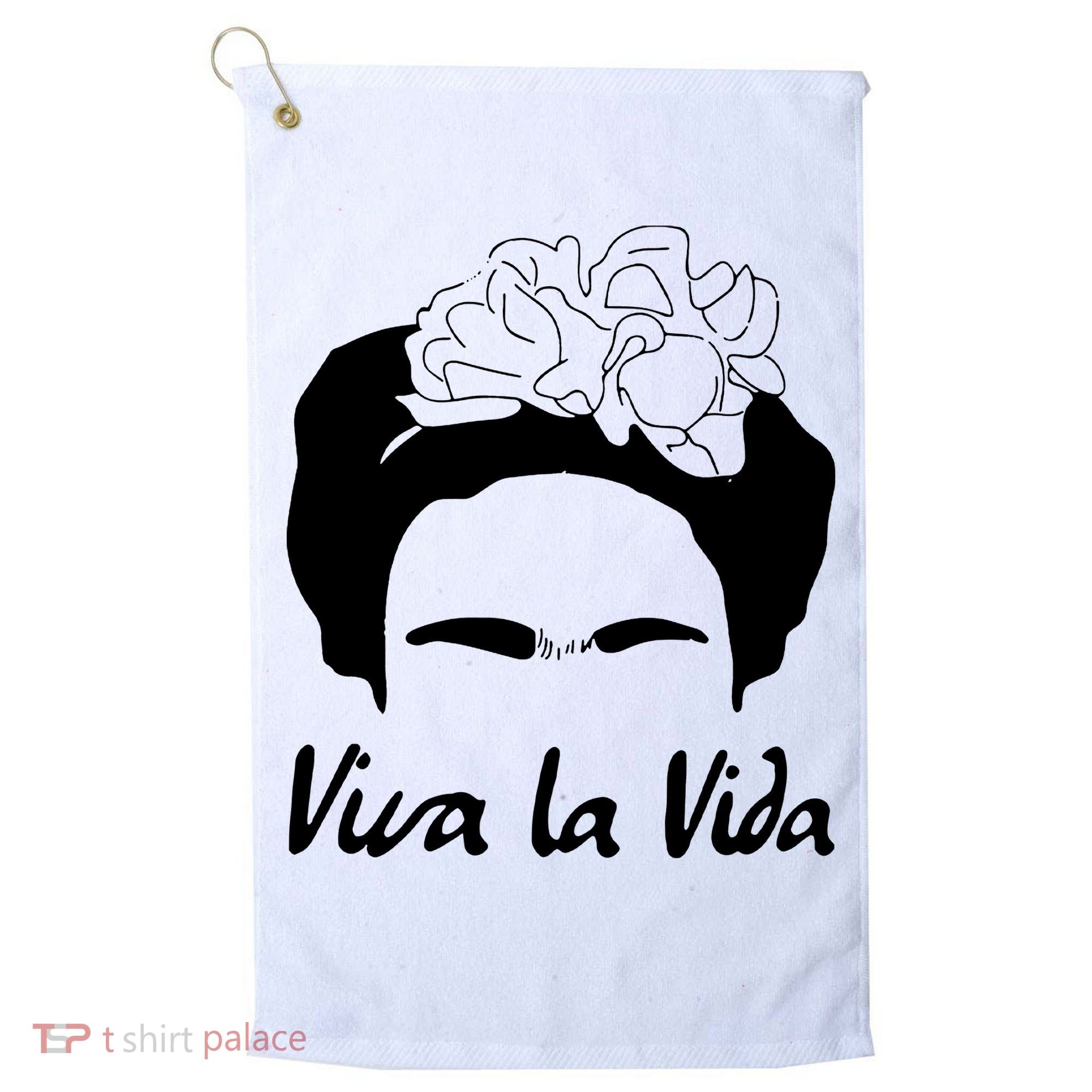 Frida Kahlo Mexico Artist Lover Viva La Vida Golf Towel