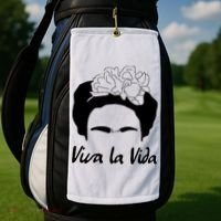 Frida Kahlo Mexico Artist Lover Viva La Vida Golf Towel thumb 2