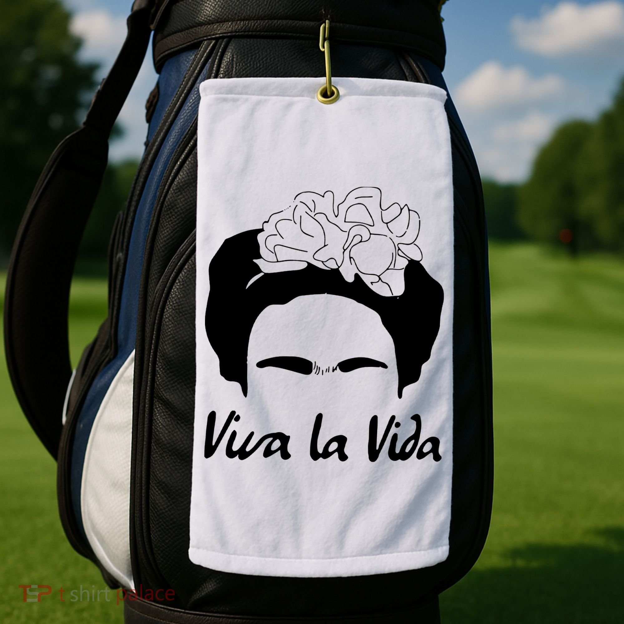 Frida Kahlo Mexico Artist Lover Viva La Vida Golf Towel