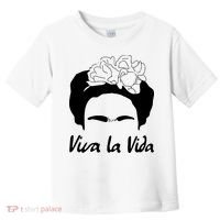 Frida Kahlo Mexico Artist Lover Viva La Vida Toddler T-Shirt thumb 0