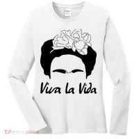 Frida Kahlo Mexico Artist Lover Viva La Vida Women's Long Sleeve Shirt thumb 0
