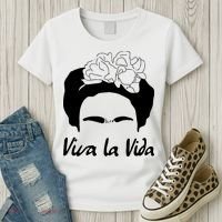 Frida Kahlo Mexico Artist Lover Viva La Vida Women's T-Shirt thumb 3