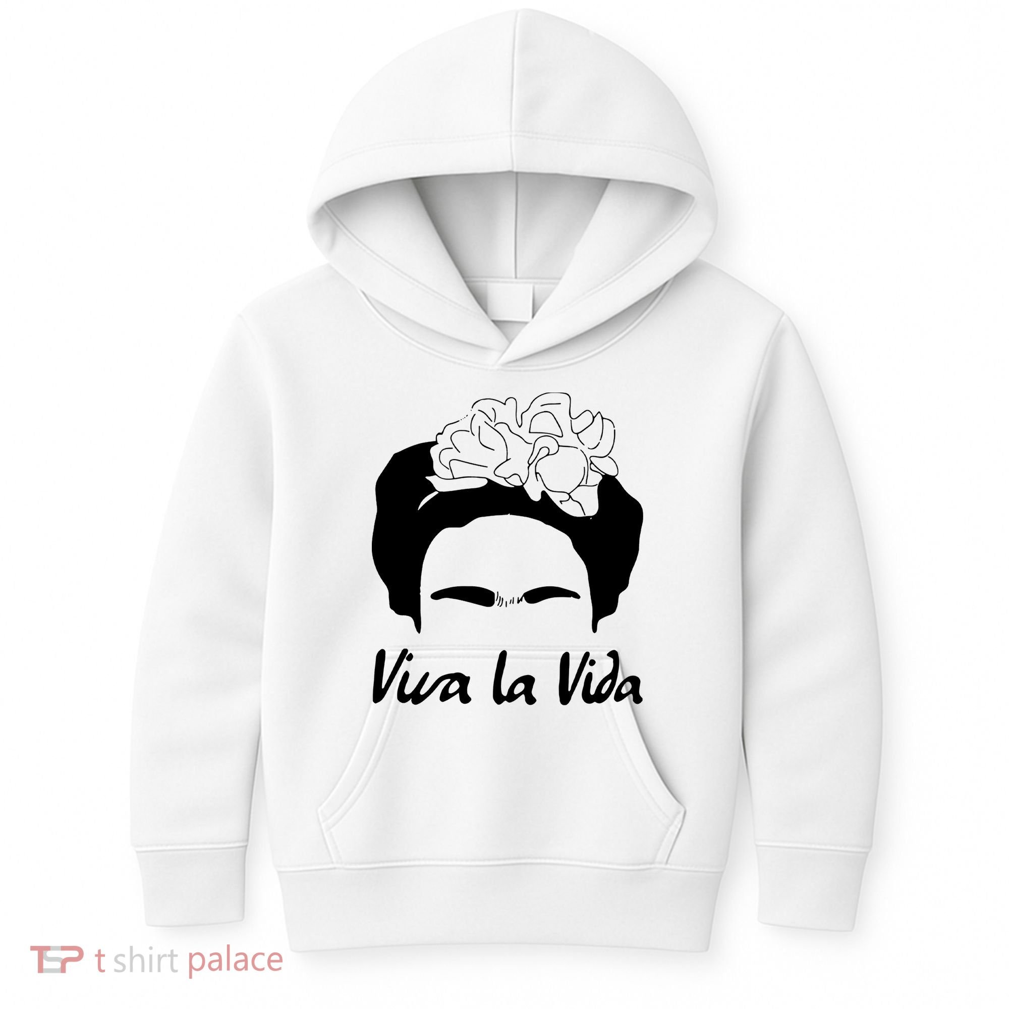 Frida Kahlo Mexico Artist Lover Viva La Vida Kids Hoodie