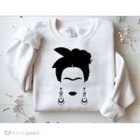 Frida Kahlo Mexico Artist Lover Flower Skull Sweatshirt thumb 2