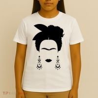Frida Kahlo Mexico Artist Lover Flower Skull T-Shirt thumb 4