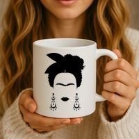 Frida Kahlo Mexico Artist Lover Flower Skull Coffee Mug thumb 3