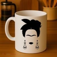 Frida Kahlo Mexico Artist Lover Flower Skull Coffee Mug thumb 4