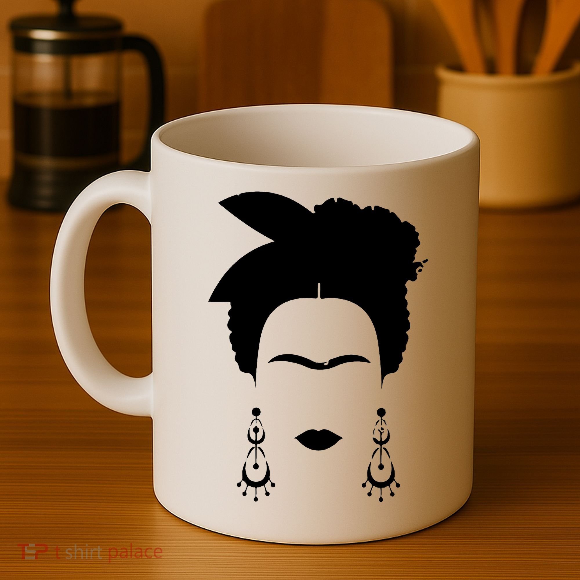Frida Kahlo Mexico Artist Lover Flower Skull Coffee Mug