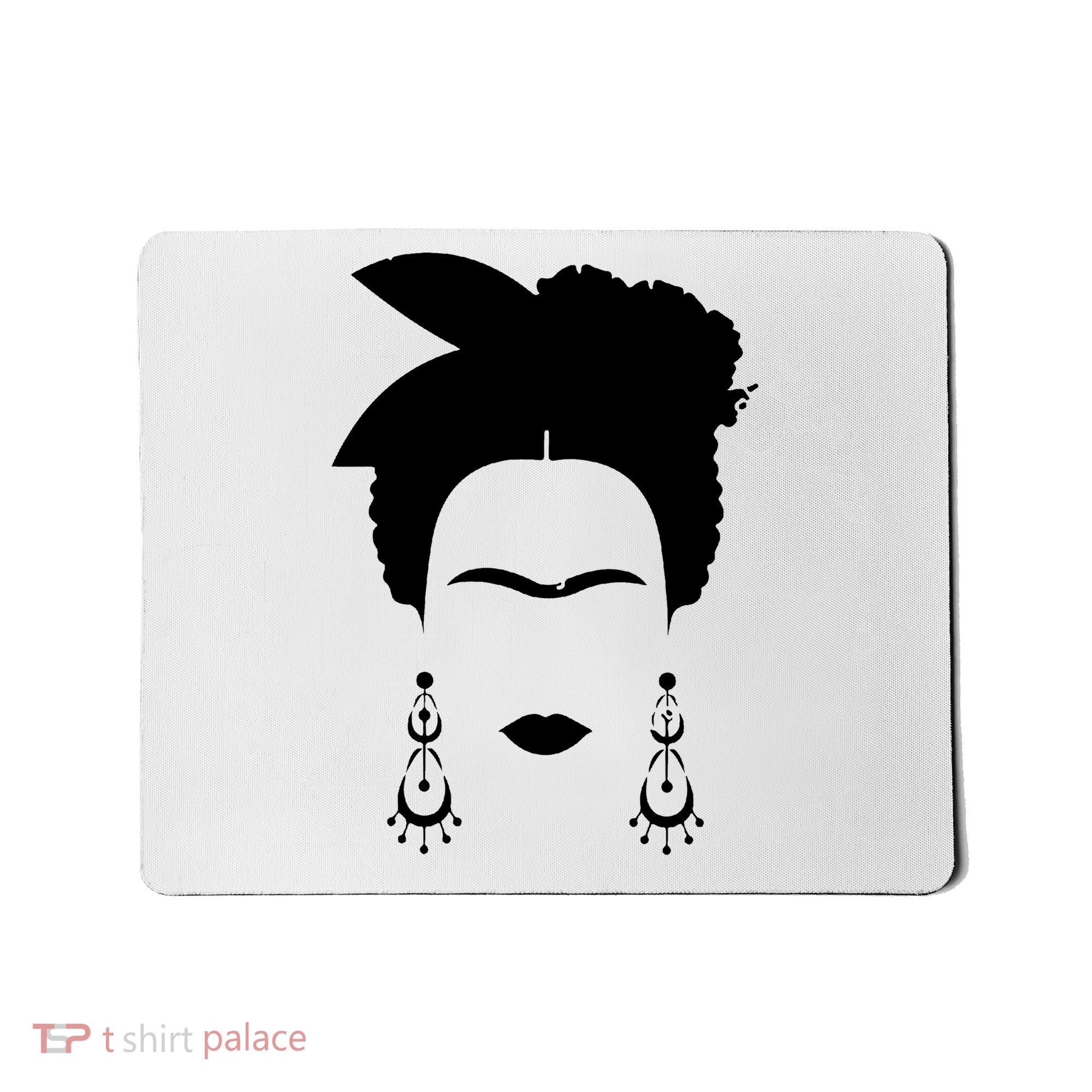Frida Kahlo Mexico Artist Lover Flower Skull Mousepad