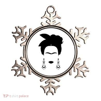 Frida Kahlo Mexico Artist Lover Flower Skull Ornament