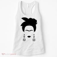Frida Kahlo Mexico Artist Lover Flower Skull Women's Tank Top thumb 0