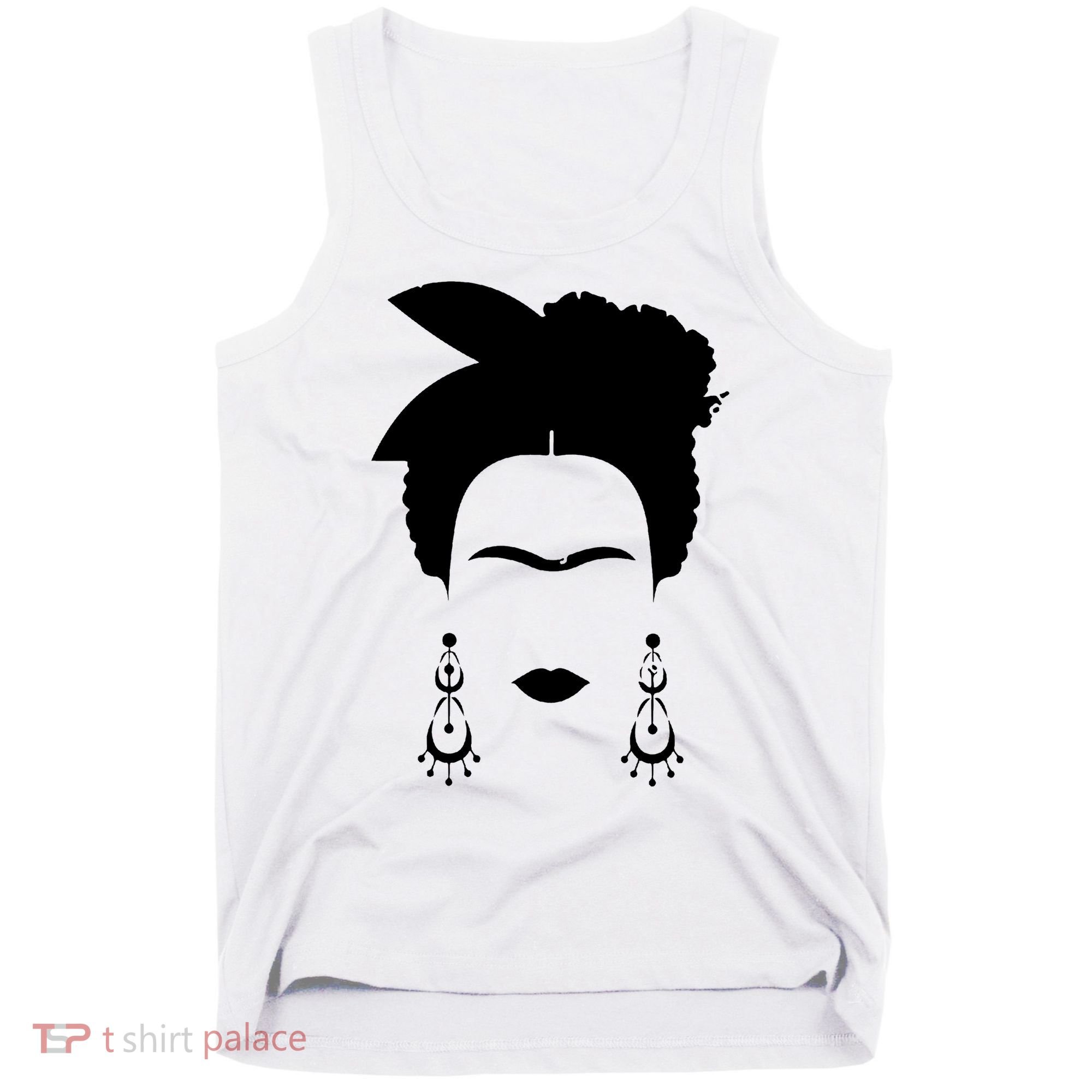 Frida Kahlo Mexico Artist Lover Flower Skull Tank Top