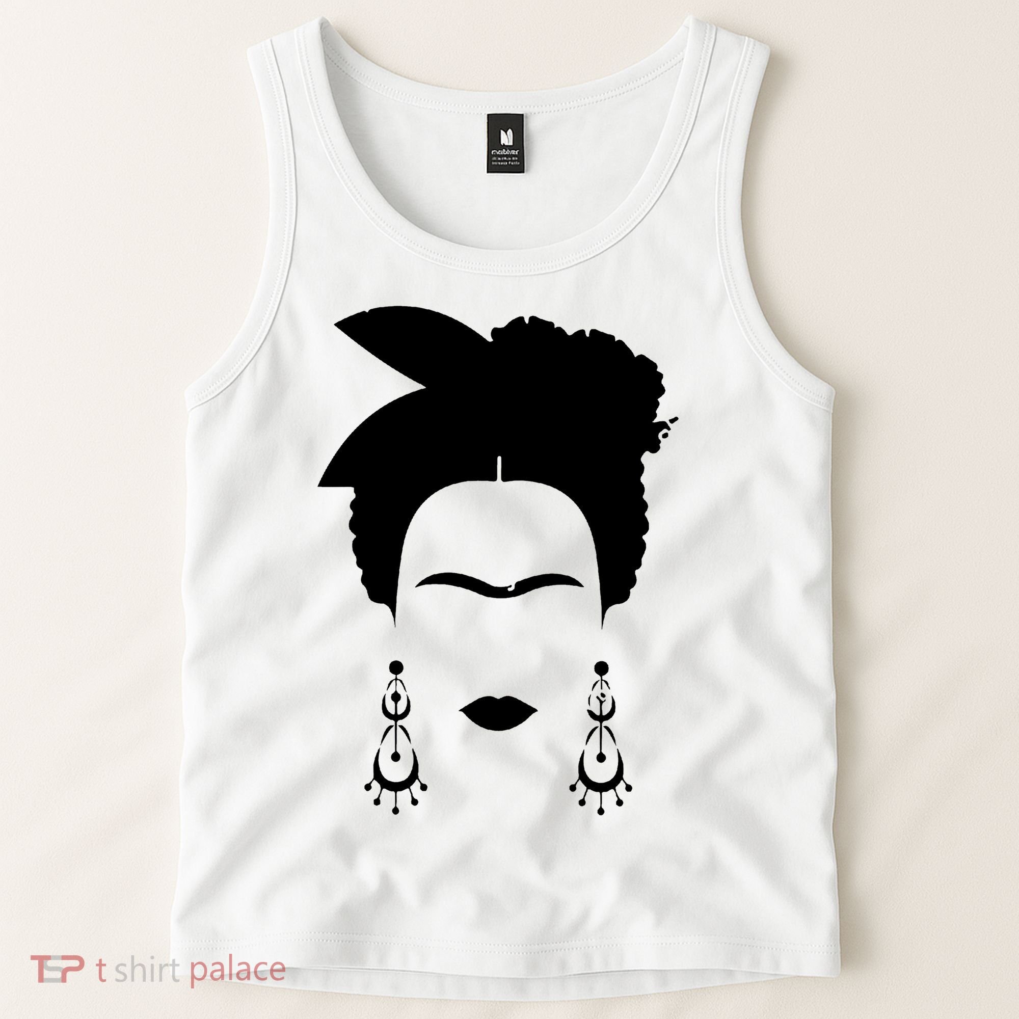 Frida Kahlo Mexico Artist Lover Flower Skull Tank Top