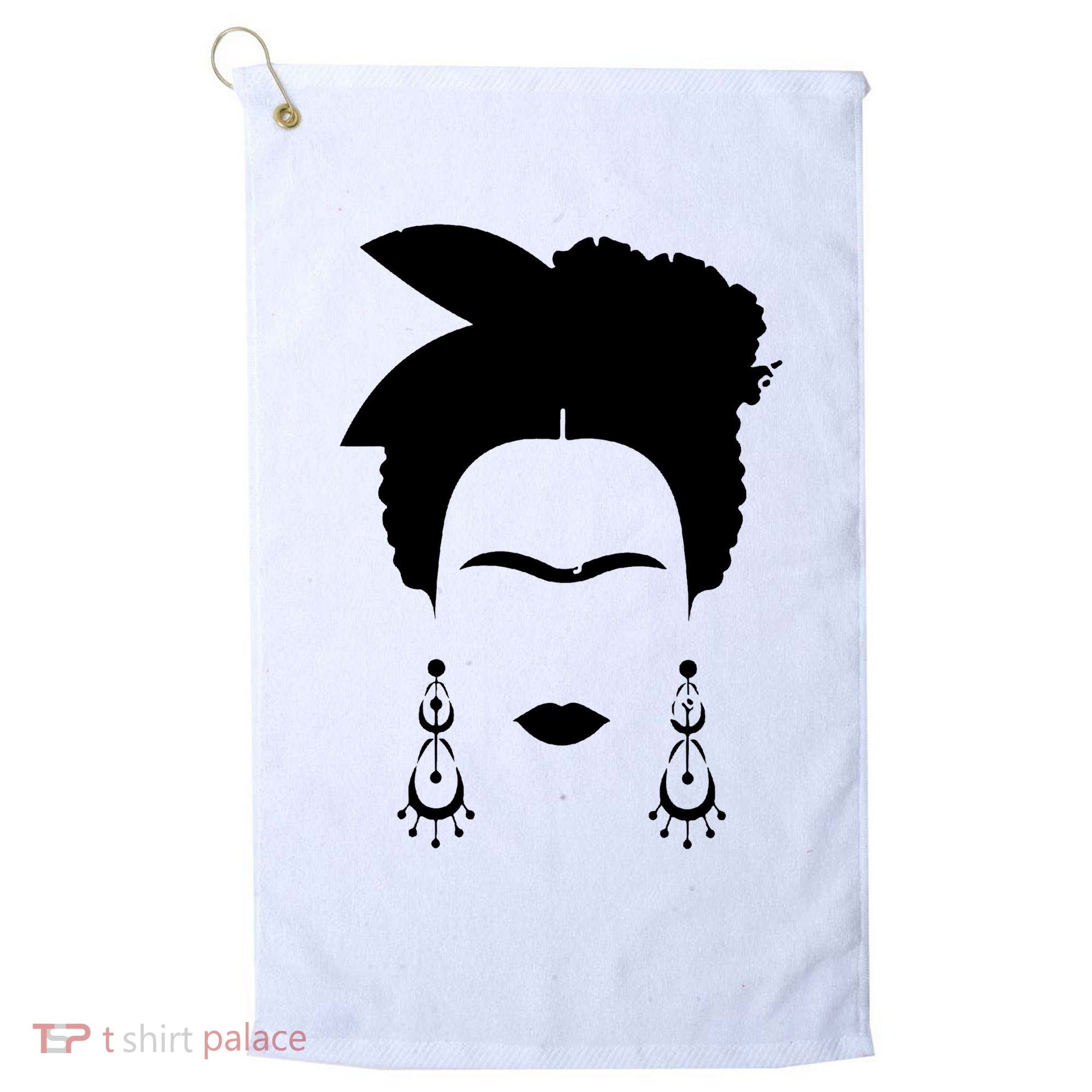 Frida Kahlo Mexico Artist Lover Flower Skull Golf Towel