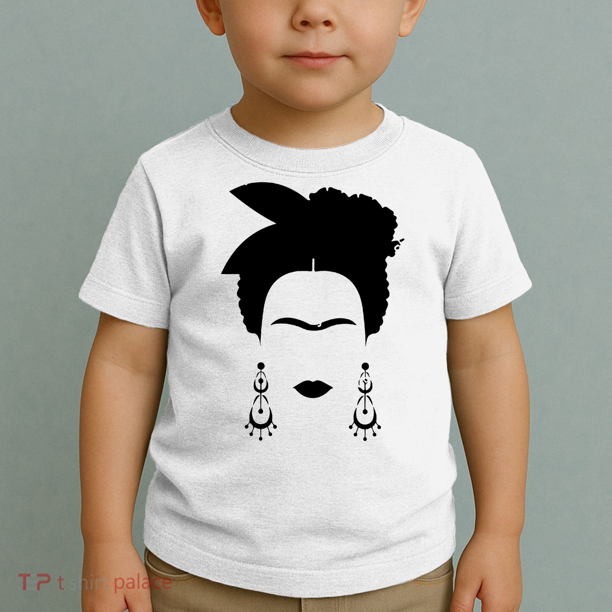 Frida Kahlo Mexico Artist Lover Flower Skull Toddler T-Shirt