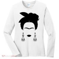 Frida Kahlo Mexico Artist Lover Flower Skull Women's Long Sleeve Shirt thumb 0