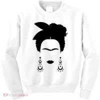 Frida Kahlo Mexico Artist Lover Flower Skull Kids Sweatshirt thumb 0