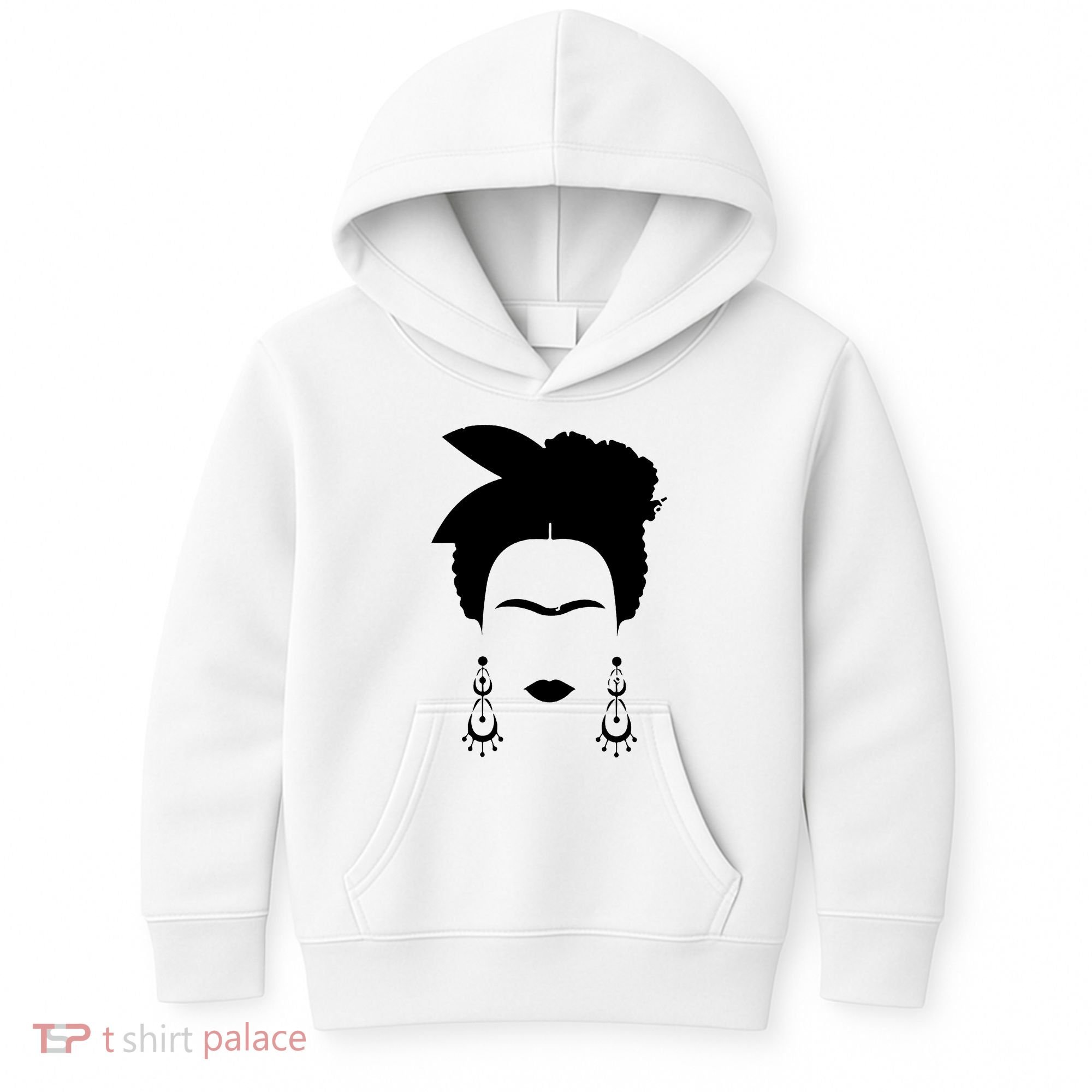 Frida Kahlo Mexico Artist Lover Flower Skull Kids Hoodie