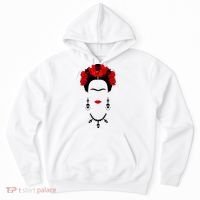 Frida Kahlo Mexico Artist Lover Flower Skull Hoodie thumb 0