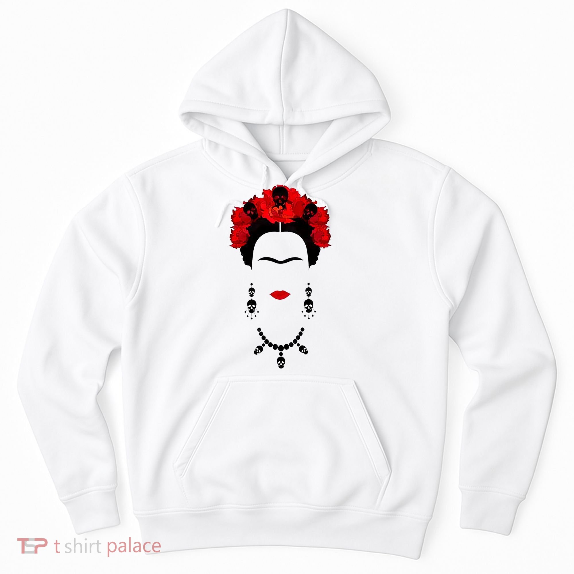 Frida Kahlo Mexico Artist Lover Flower Skull Hoodie