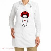 Frida Kahlo Mexico Artist Lover Flower Skull Apron thumb 2