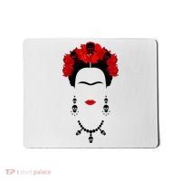 Frida Kahlo Mexico Artist Lover Flower Skull Mousepad thumb 0