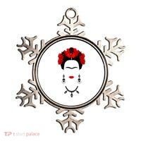 Frida Kahlo Mexico Artist Lover Flower Skull Ornament thumb 0