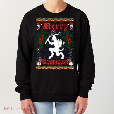 Funny Krampus Merry Krampus Ugly Christmas Gift Women's Sweatshirt