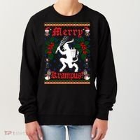 Funny Krampus Merry Krampus Ugly Christmas Gift Women's Sweatshirt thumb 0