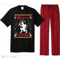Funny Krampus Merry Krampus Ugly Christmas Gift Pajama Set thumb 0