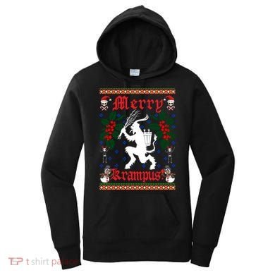 Funny Krampus Merry Krampus Ugly Christmas Gift Women's Hoodie