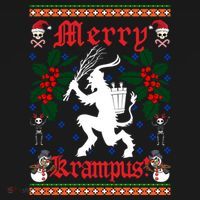 Funny Krampus Merry Krampus Ugly Christmas Gift Women's Hoodie thumb 2