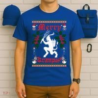 Funny Krampus Merry Krampus Ugly Christmas Gift T-Shirt thumb 6